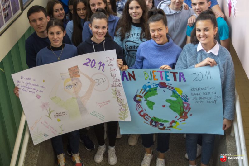 učenici srednje škole prozor obilježili međunarodni dan djeteta