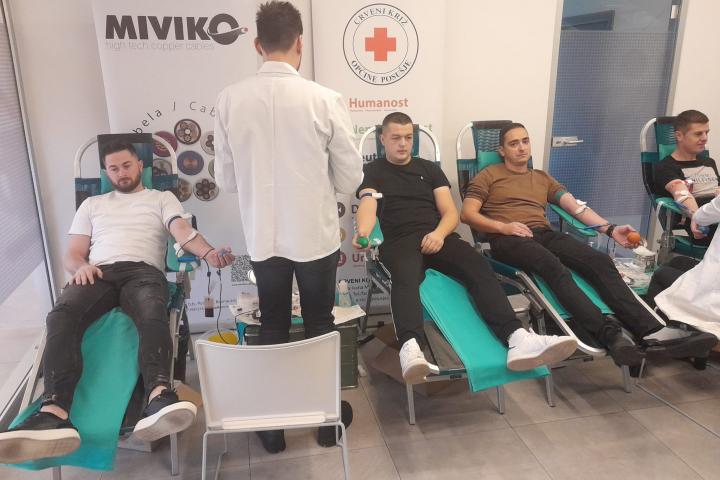 Posušje: Djelatnici tvrtke Miviko darovali 22 doze krvi