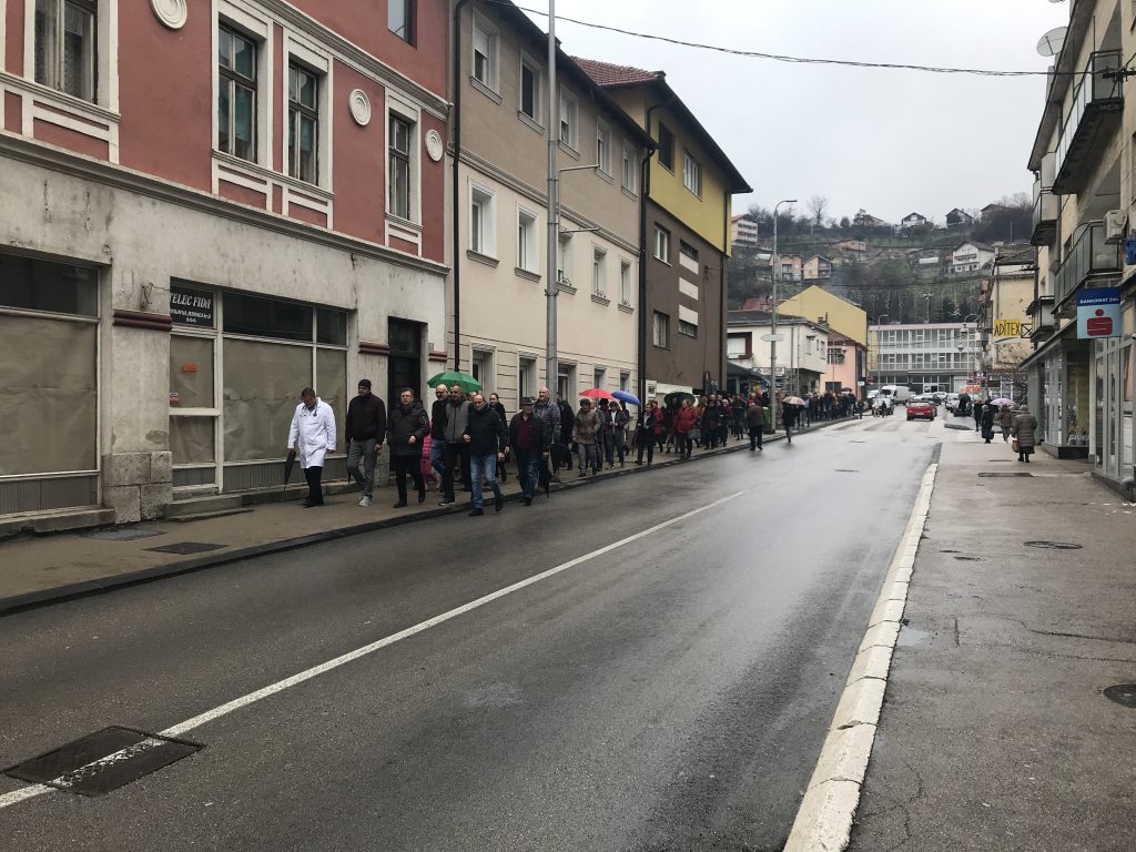 Održana protestna šetnja radnika Doma zdravlja Konjic