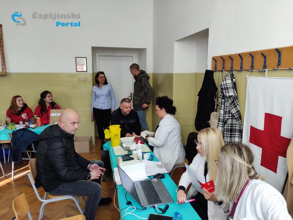FOTO | U današnjoj akciji prikupljeno 26 doza krvi; u 2022. godini Čapljina darovala 275 doza