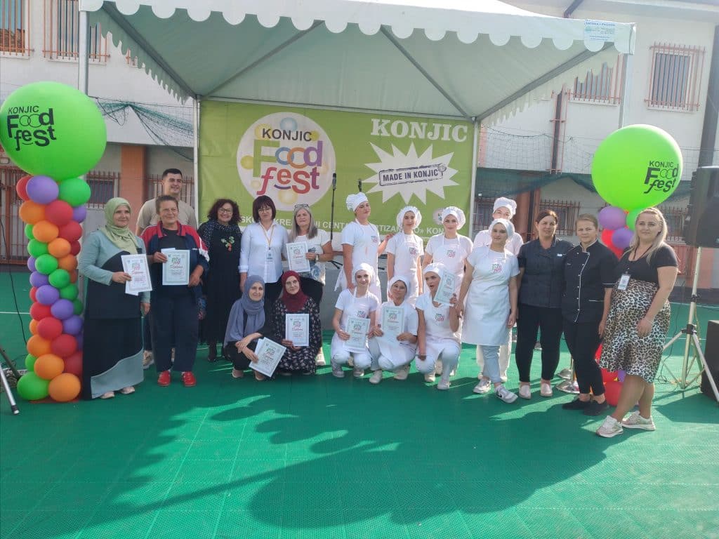 festival hrane "konjic-food fest 2023": nagrađeni najuspješniji izlagači i učenici kulinarskog takmičenja