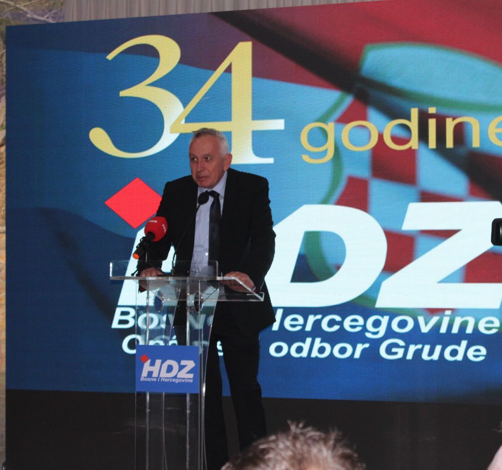 Obilježena 34. godišnjica utemeljenja HDZ BiH u Grudama