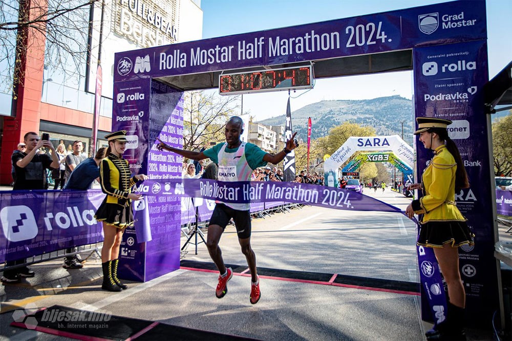 Prva tri mjesta na Mostarskom polumaratonu pripala Kenijcima; Gruđanin najbrži na humanitarnoj utrci